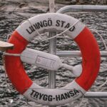 a life preserver on a boat in the water